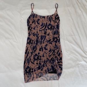 CBR mesh dress with cinch side